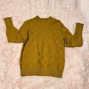 Modcloth mustard yellow sweatshirt